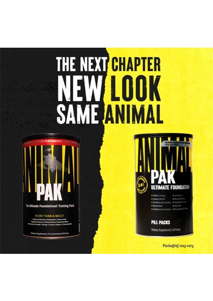 Animal Pak New Series The Ultimate Foundatıon Pack, 30 Packs. Abd Menşei. Avrupa Değil. 3856 fırsatları