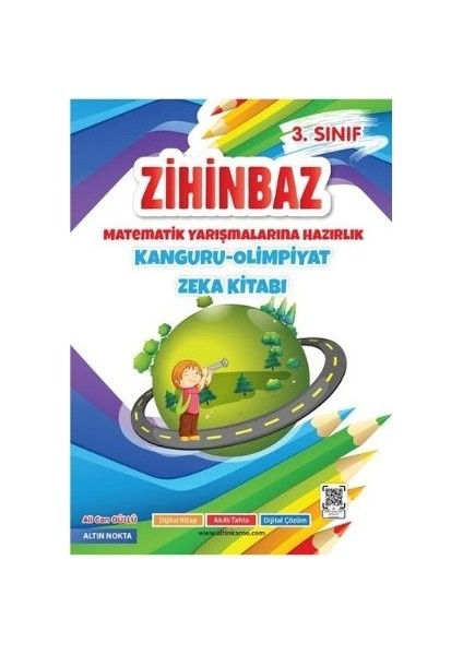 3. Sınıf Zihinbaz Matematik Yarışmalarına Hazırlık Kanguru - Olimpiyat Zeka Kitabı