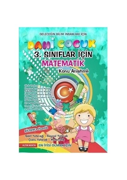 3. Sınıf Dahi Çocuk Matematik Konu Anlatım Bilsem Kanguru Olimpiyat