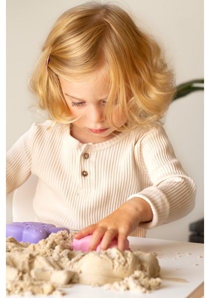 Doğal Kinetik Kum 500GR 6 Kalıp Hediyeli