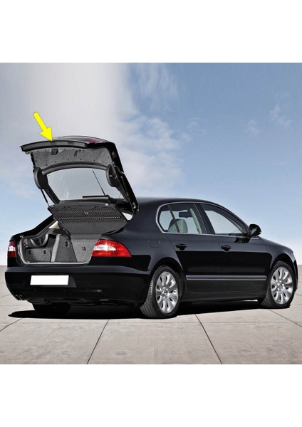 Skoda Superb 2009-2013 Arka Bagaj Sol Açma Kolu Düğmesi 5J0827566C