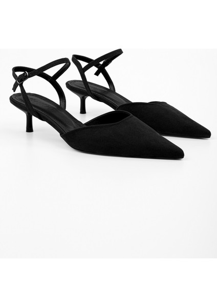 Kadın Raphael Siyah Süet Stiletto