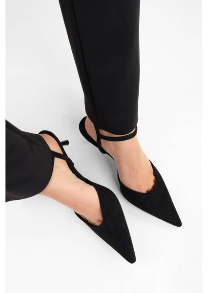 Kadın Raphael Siyah Süet Stiletto