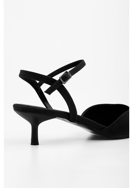 Kadın Raphael Siyah Süet Stiletto fırsatları