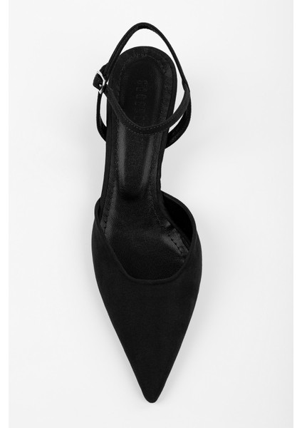 Kadın Raphael Siyah Süet Stiletto indirimleri