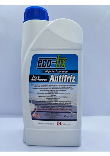 Eco-Fıx Antifiriz Mavi -56°c 1lt