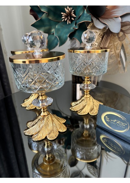 Timeless Ayaklı ve Kapaklı 3'lü Cup Dondurmalık Servislik Sunumluk Şık Hediyelik Oval Kase fırsatları