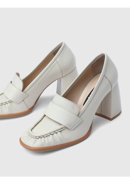 Marlies Hakiki Deri Kadın Bej Topuklu Ayakkabı fiyatları