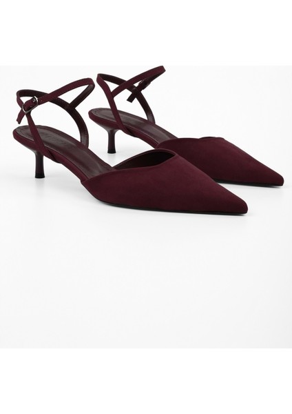 Kadın Raphael Bordo Süet Stiletto fiyatları
