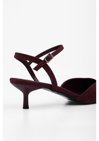 Kadın Raphael Bordo Süet Stiletto fırsatları