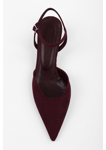 Kadın Raphael Bordo Süet Stiletto indirimleri