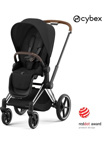 Priam (Chrome Brown-Sephia Black) (Ikonik Lüks Bebek Arabası)