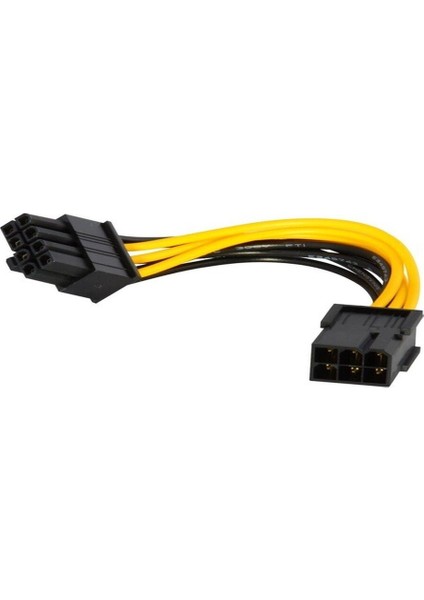 Pci-E Power Çevirici - 6 Pin Dişi - 8 Pin Erkek