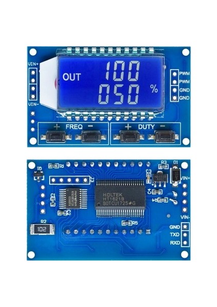 1hz / 150KHZ Kare Dalga Sinyal Jeneratör Modülü Xy-Lpwm Ayarlanabilir Darbe Pals Frekans Üreteci