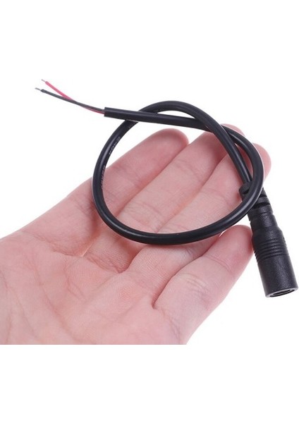 5.5mm x 2.1mm Dişi Adaptör Uzatma Kablosu 15CM Adaptör Kablosu Dişi 22AWG 36V 3A Besleme Soket Dişi(