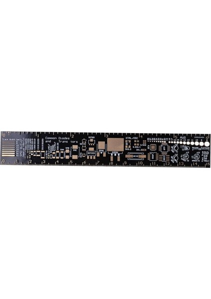 15CM Pcb Cetvel Referans Cetveli Ruler Smd Komponent Elektronik