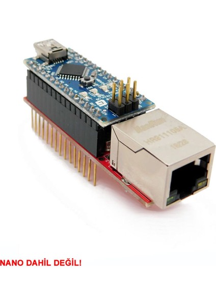 Arduino Nano 3.0 ENC28J60 Ethernet Shield Board Microchip Lan Spı Iot Internet Haberleşme