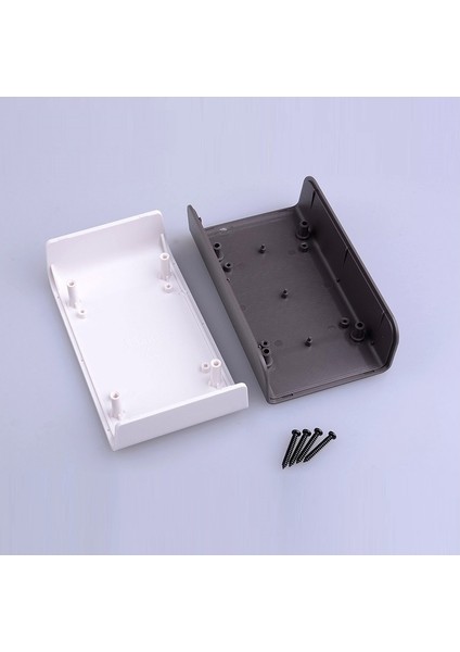 Ak-S-03 Plastik Kutu A9 ( Gri-Beyaz ) Elektronik Devre Kutusu