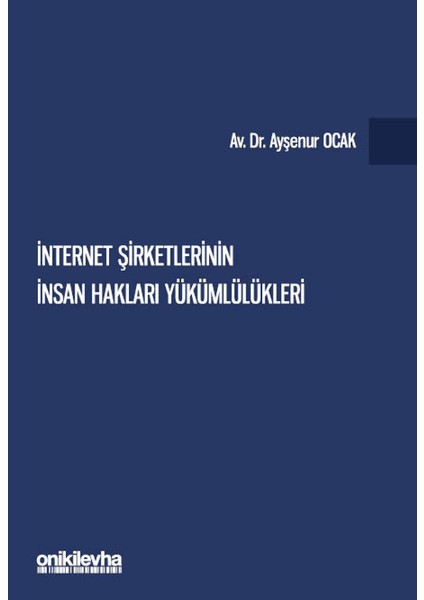 Internet Şirketlerinin Insan Hakları Yükümlülükleri