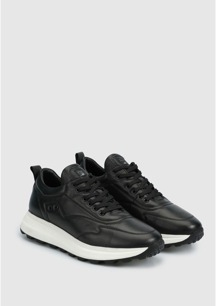 Siyah Deri Erkek Sneaker fiyatları