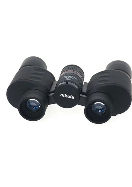 Nikula 10X30 Mavı Mercekli Kauçuk Kaplamalı Kamp Dürbün
