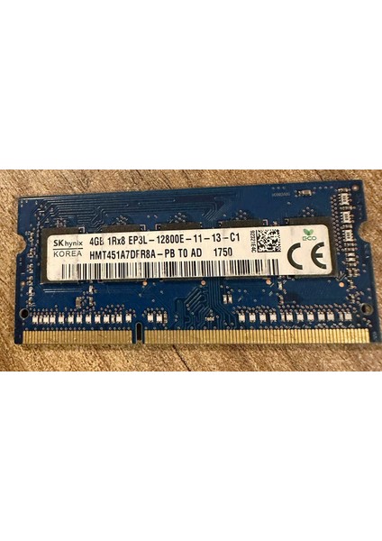HMT451A7DFR8A-PB Hynix 4gb DDR3-1600MHZ Server Ram Bellek