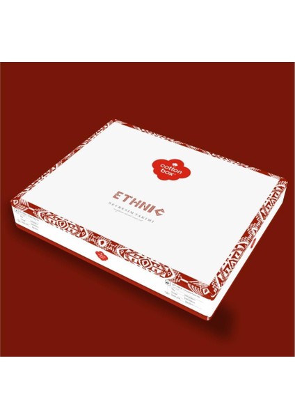 Etnich Nevresim Takımı Çift Kişilik Adiel Gri Yeni!!!