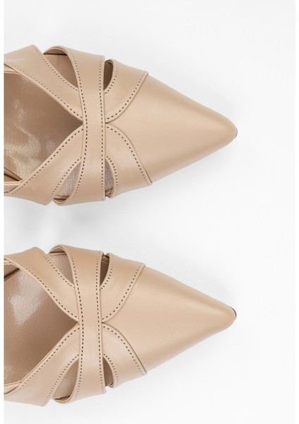 Kadın Liora Ten Cilt Kısa Topuklu Stiletto fırsatları