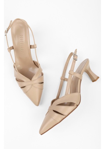 Kadın Liora Ten Cilt Kısa Topuklu Stiletto indirimleri