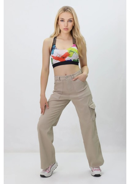 Kadın Yan Cepli Kargo Pantolon fiyatları