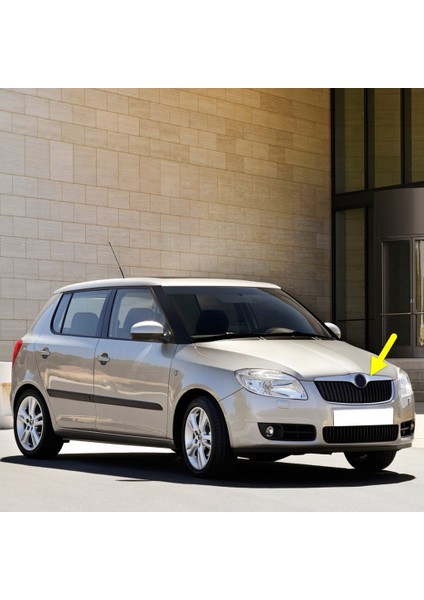 Skoda Fabia 2 2007-2010 Panjur Üstü Kaput Ucu Kromaj Çıtası 5J0853633