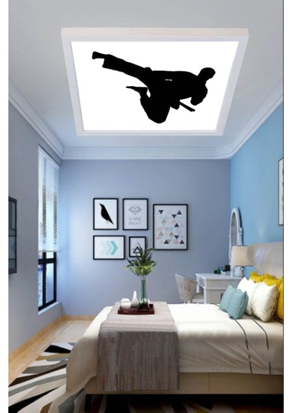 Yeni Nesil Karete Kit Tasarım Avize 60 cm x 60 cm 60WATT,BEYAZ Işık, LED Modern Avize,
