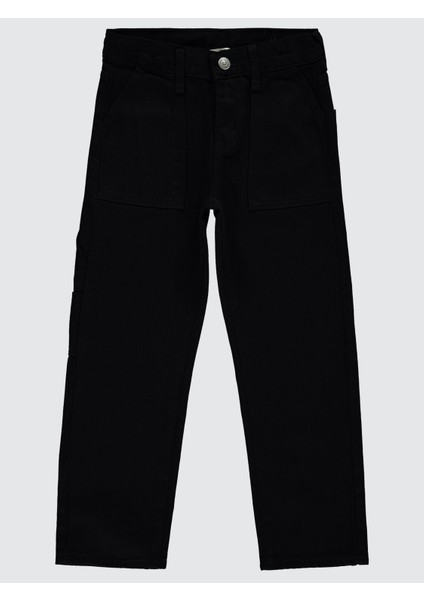 Erkek Çocuk Pantolon 10-13 Yaş Koyu Mavi