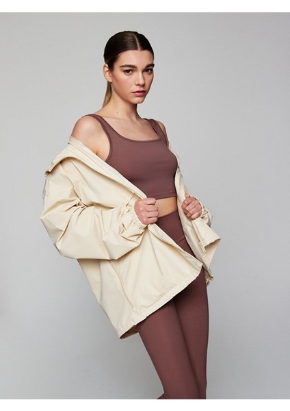 Kadın Askılı Kare Yaka Crop Slım Kahve Rengi Atlet fırsatları