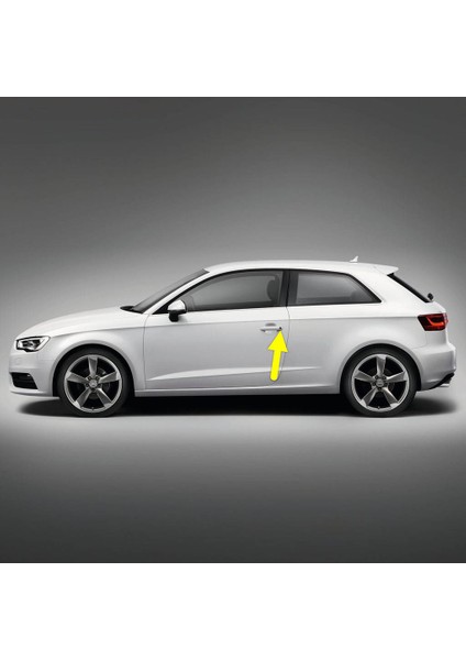 Audi A3 Hb 2013-2016 Sol Ön Sürücü Kapı Kolunun Kapağı 8V1837879A