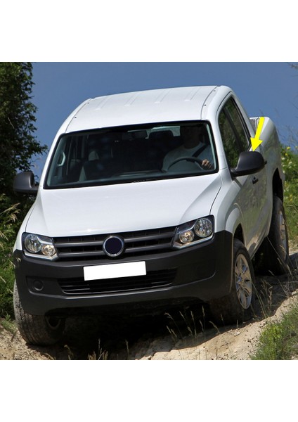 Vw Amarok 2010-2016 Sol Dış Ayna Üst Kapağı Siyah 2H0857527B