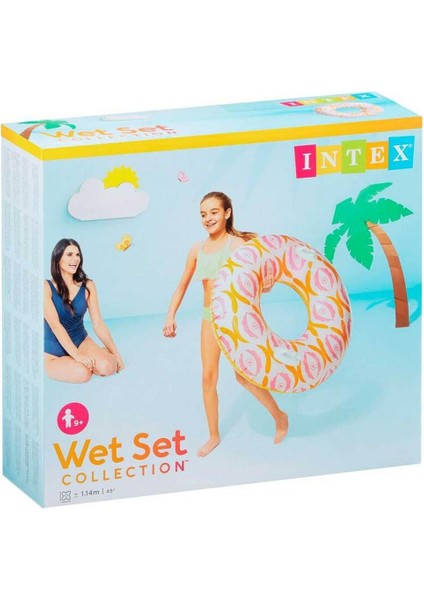 Intex Sonsuzluk Desenli Tutunmalı Simit 114 cm - 56269 (Lisinya) fiyatları