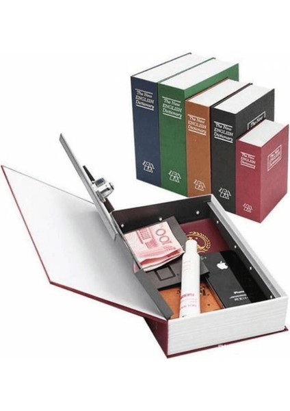 Kitap Şeklinde Gizli Kasa Kilitli kumbara Büyük Boy ( Lisinya ) fiyatları