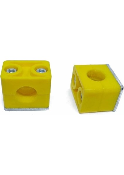 Tek Lama Çift Vida Hidrolik Boru Kelepçesi 22 mm