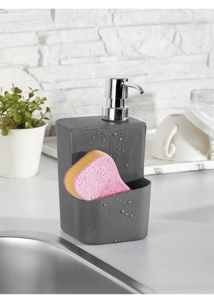 650 ml 2'si 1 Arada Akıllı Sabunluk ve Süngerlik