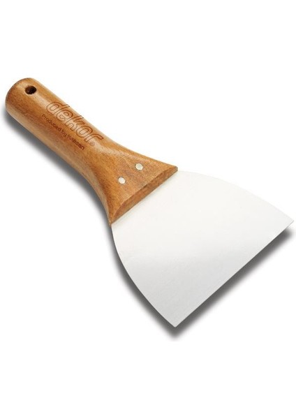 Dekor 004 Macun Ispatulası 10 cm Ahaşap Saplı