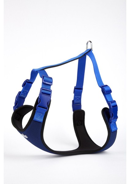 Yumuşak Softlu Köpek Göğüs Tasması 45/55 cm Mavi