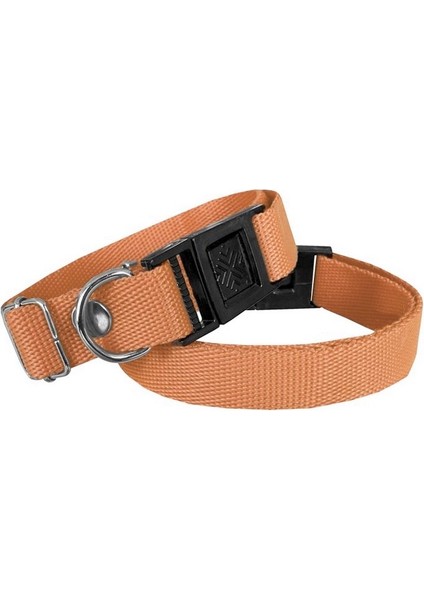 Köpek Tasması Dokuma 2 cm - min: 30 cm - max: 50 cm Turuncu