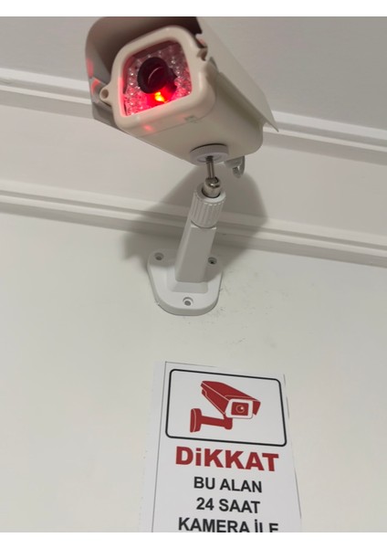 Hırsızlık önleyici Sahte Kamera kırmızı led Li pil ve ayaklı fiyatları