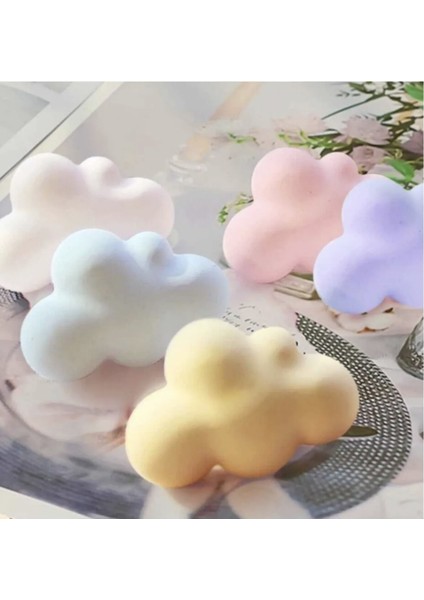 3 Boyutlu Bulut Silikon Kalıp K-850, Polyester Kokulu Taş Alçı Reçine Sabun Mum Kalıbı
