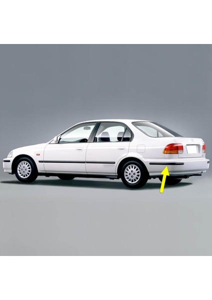 Honda Civic Sedan 1996-2000 Sol Arka Tampon Köşe Bandı Çıtası Kuşağı
