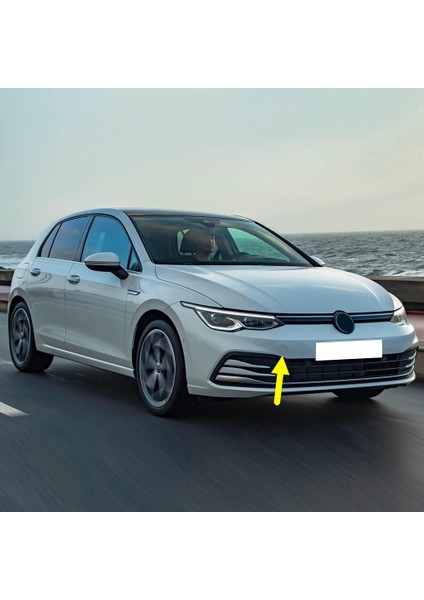 Vw Golf 8 2020-2023 Ön Tampon Çeki Çekme Demiri Kapağı 5H0807241