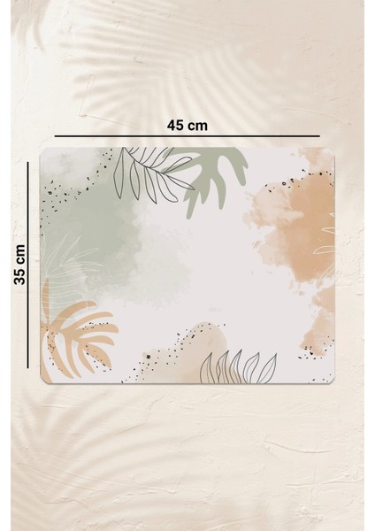 Kahve Makinesi Matı Sıvı Geçirmez Kaymaz Yıkanır Çaycı Çay Espresso Makinesi Pad 35X45CM 27241231