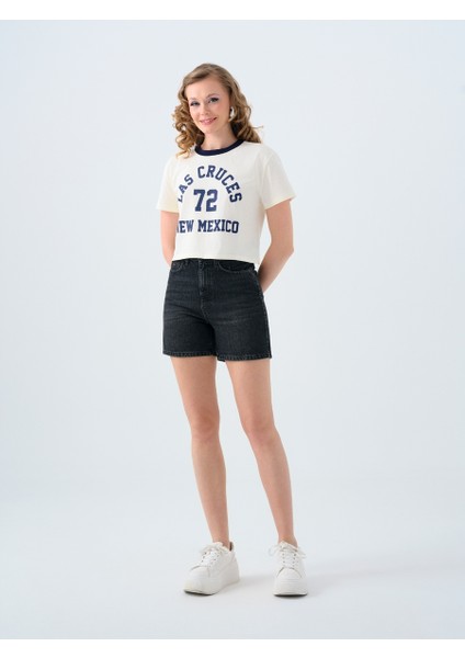 Long Crop Kadın Tshirt K.kol fiyatları