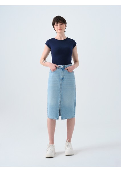 Slim Fit Kadın Etek